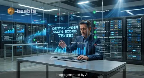 फ़ायरवॉल से परे: क्यों आपका आइडेंटिटी साइबर स्कोर 2026 का सबसे महत्वपूर्ण मीट्रिक है