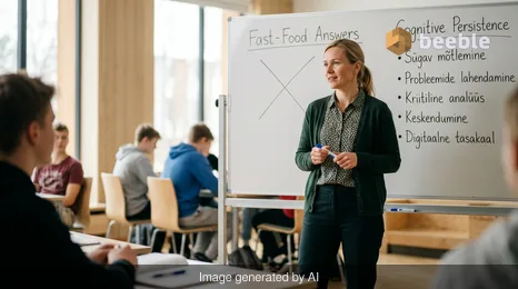Wie das Zögern einer Schülerin in einem Tallinner Café Estlands radikale Verteidigung gegen künstliche Faulheit erklärt