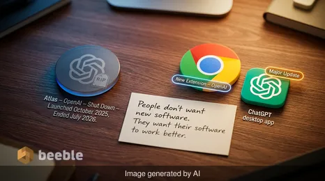 Dlaczego OpenAI rezygnuje z wojny przeglądarek, aby przenieść się na Twój pasek narzędzi?