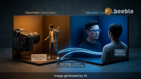 Vai Apple spēs atrisināt privātuma problēmu, kas viedbrilles pārvērta par sociāliem atstumtajiem?