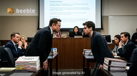 Oklendas tiesas zālē, kur tiek atsegta mākslīgā intelekta nākotne