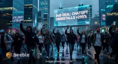 संघर्ष की कीमत: DoD सौदे के बाद ChatGPT अनइंस्टॉल में 295% की वृद्धि क्यों हुई
