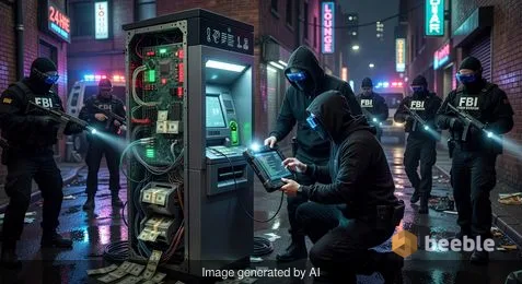 20 milijonų dolerių lošimo automatas: FTB įspėja apie „ATM jackpotting“ atakų šuolį