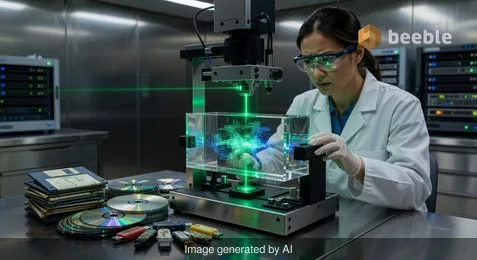 Más allá de la Era Oscura Digital: Cómo el almacenamiento de vidrio 5D podría preservar a la humanidad para siempre