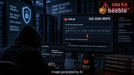 GitLab AI vārtejas aizsardzība pret attālinātu koda izpildi