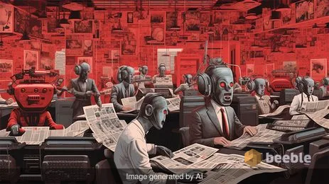 Les audiences mondiales méfiantes face aux salles de rédaction alimentées par l'IA