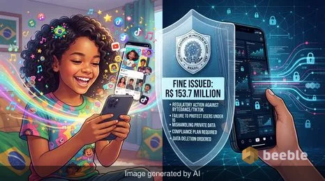 Brasilien belegt TikTok mit einer Geldstrafe von 25 Millionen Euro wegen Mängeln beim Kinderschutz