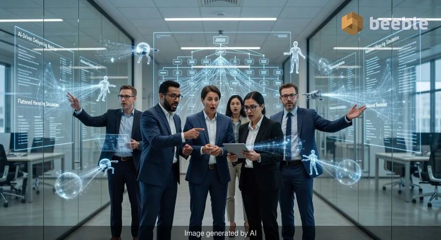 Agentowy schemat organizacyjny: Jak AI w końcu realizuje „Wielkie Spłaszczenie”