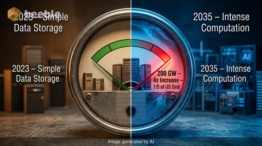 La revolución de la IA es lo suficientemente voraz como para consumir el veinte por ciento de la red eléctrica estadounidense