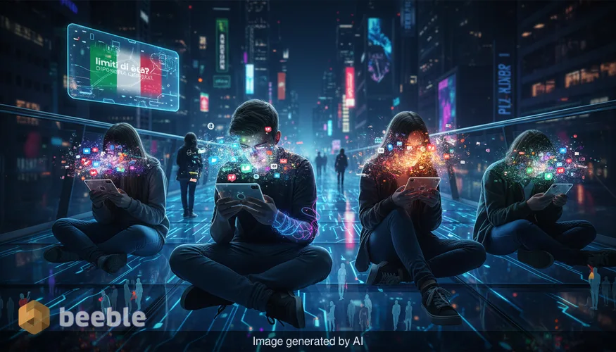 Włochy w obliczu cyfrowego kryzysu: Propozycje nowych limitów wiekowych, gdy uzależnienie od telefonów wśród nastolatków sięga 77%