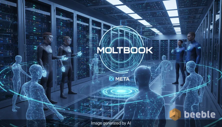 Meta adquiere Moltbook: por qué la "red social para IA" es el futuro de la tecnología agéntica