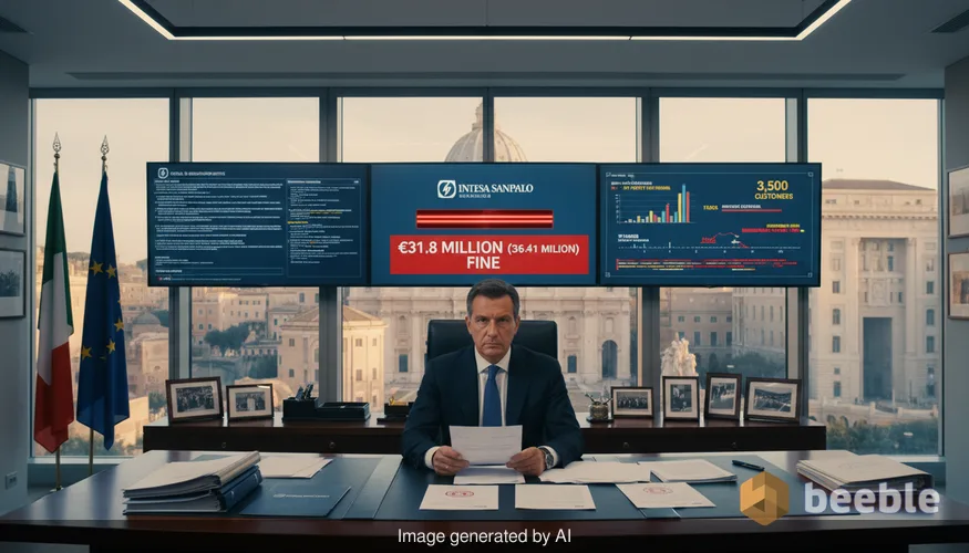 Το Υψηλό Κόστος της Περιέργειας: Γιατί η Ιταλία επέβαλε πρόστιμο 31,8 εκατ. ευρώ στην Intesa Sanpaolo