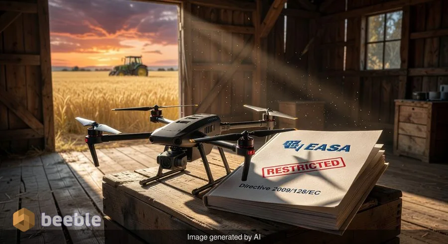 Uziemiona innowacja: Dlaczego europejskie drony rolnicze utknęły w regulacyjnej próżni
