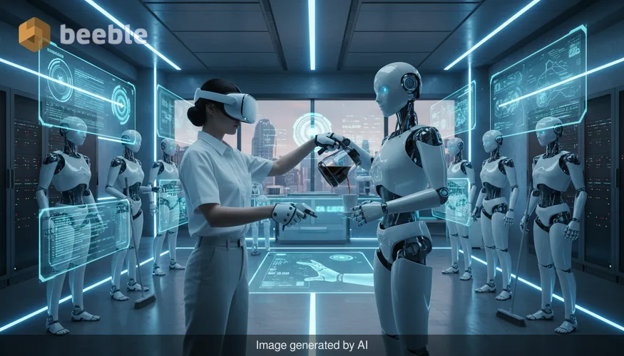 Wewnątrz „szkoły robotów”: Jak Chiny wykorzystują VR, aby uczyć humanoidy sztuki codziennych obowiązków