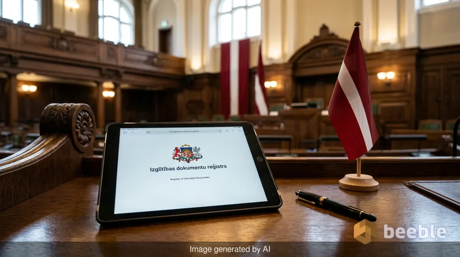 El libro de contabilidad digital del conocimiento: La búsqueda de Letonia por una identidad educativa unificada