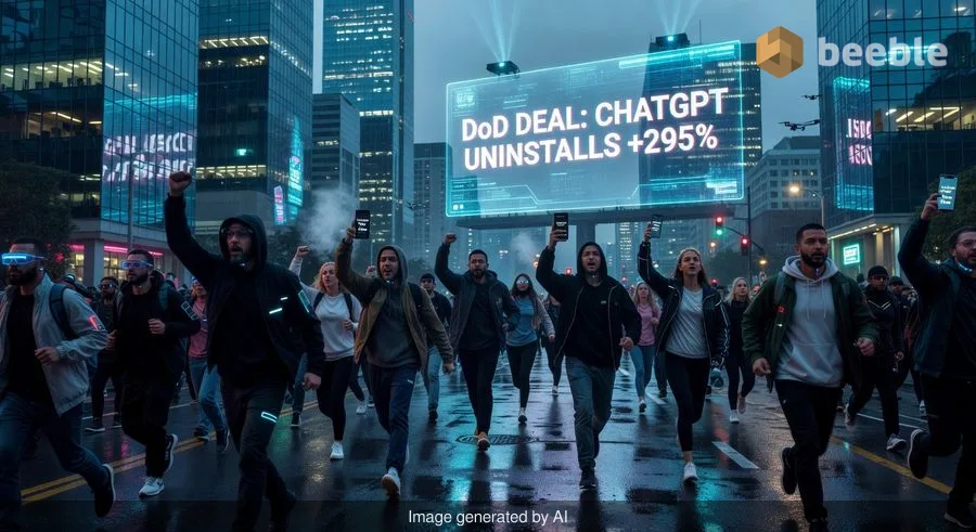 संघर्ष की कीमत: DoD सौदे के बाद ChatGPT अनइंस्टॉल में 295% की वृद्धि क्यों हुई