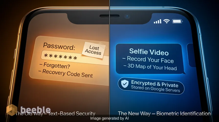Can a video of your face replace your Google password?