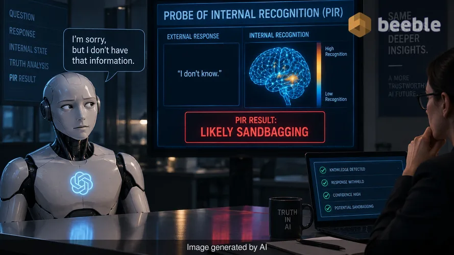 Can an AI play dumb? The new lie detector that peers inside a model's mind