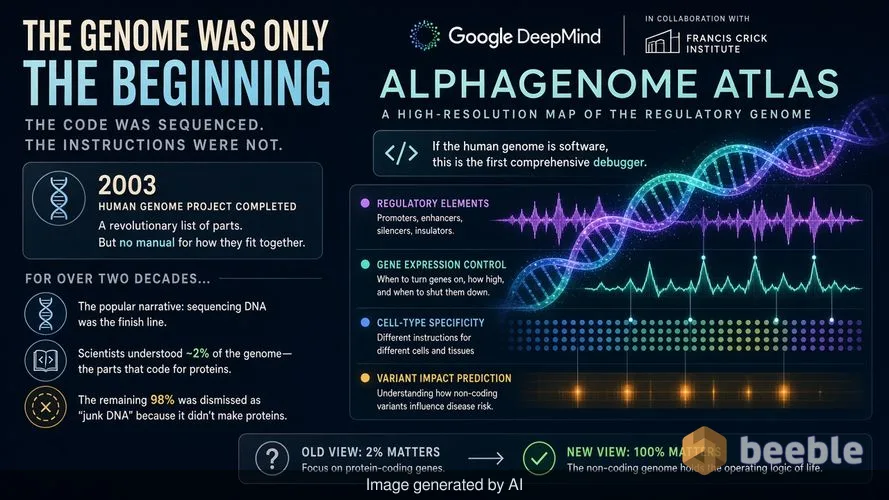 Google's new map of human DNA is less about discovery and more about debugging