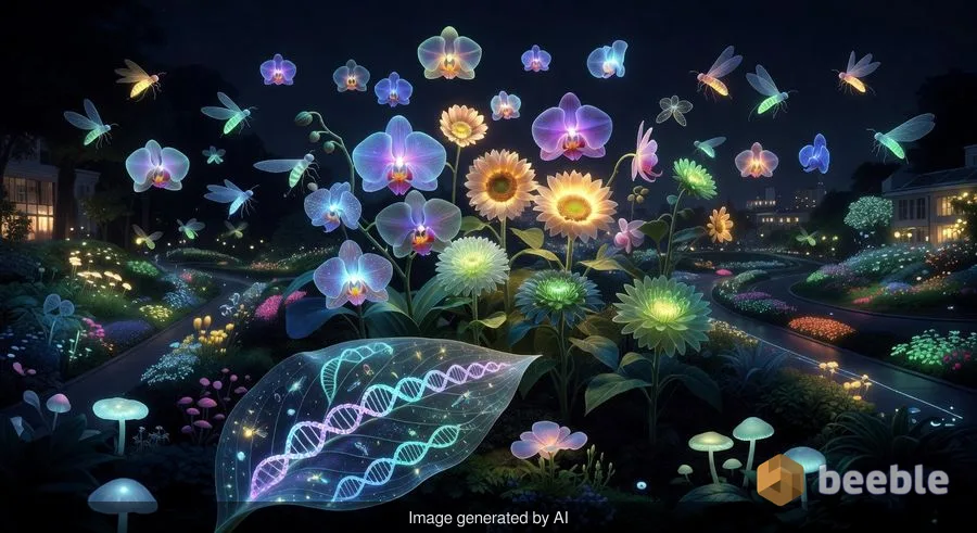 From Sci-Fi to Sidewalks: How China’s New Bioluminescent Plants Could Redefine Urban Light