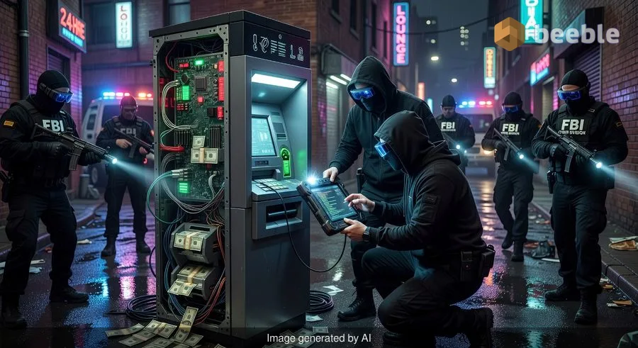 20 milijonų dolerių lošimo automatas: FTB įspėja apie „ATM jackpotting“ atakų šuolį