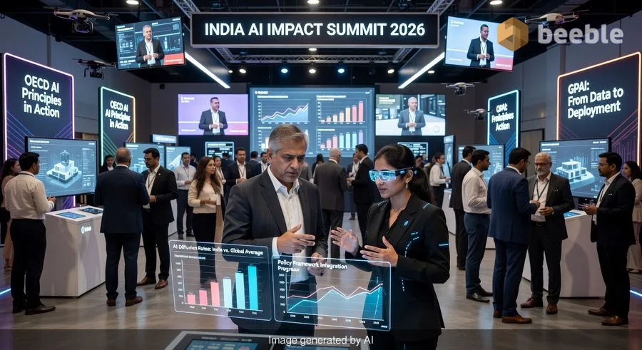 Nuo principų iki praktikos: kaip EBPO formuoja ateitį Indijos DI poveikio aukščiausiojo lygio susitikime