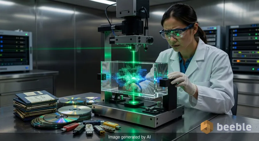 Jenseits des digitalen dunklen Zeitalters: Wie 5D-Glasspeicherung die Menschheit für immer bewahren könnte