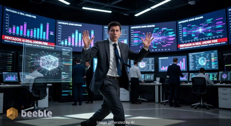 Der Pentagon-Schwenk: Warum Sam Altman im neuen KI-Wettrüsten in der Defensive steckt