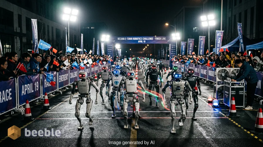 Dentro del medio maratón de robots en China: donde las máquinas humanoides aprenden a superar los límites humanos