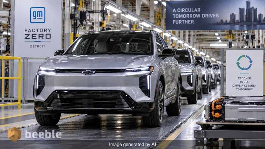 Dentro de la fábrica donde General Motors convierte baterías viejas en coches nuevos