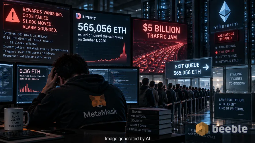 Die Anatomie eines Staking-Staus: Wie ein 1.000-Dollar-Fehler 5 Milliarden Dollar in Ethereum blockierte