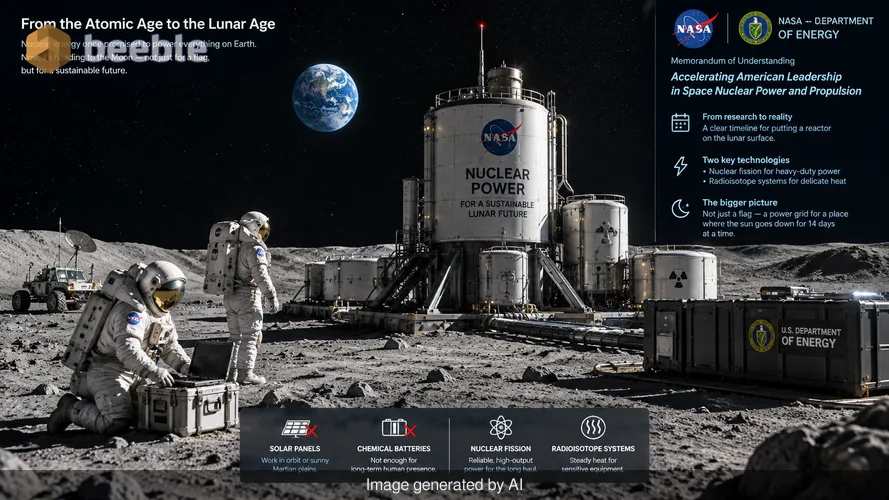 Das Rennen um Kernkraft auf dem Mond wird endlich real